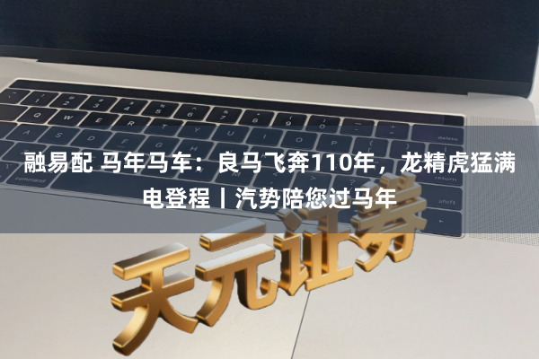 融易配 马年马车：良马飞奔110年，龙精虎猛满电登程丨汽势陪您过马年