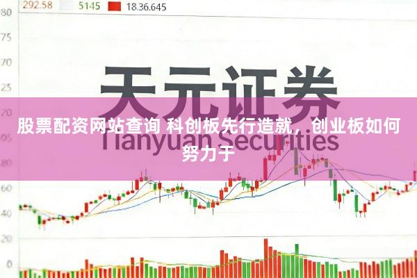 股票配资网站查询 科创板先行造就，创业板如何努力于